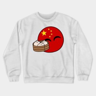 chinaball and food chibi Crewneck Sweatshirt